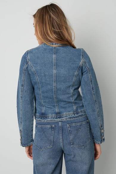 Jeansjacke - Blau h5 Bild6